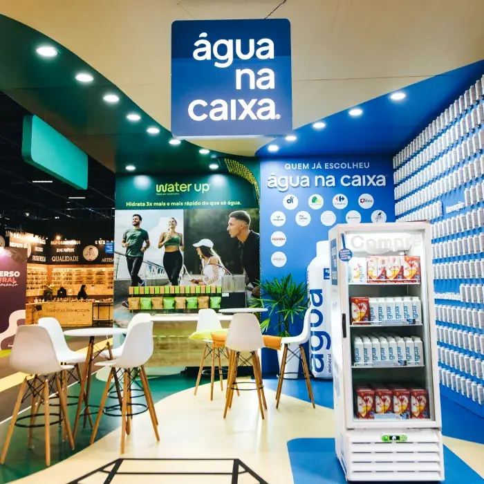 Stand Água na Caixa 